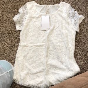 NWT Off white top